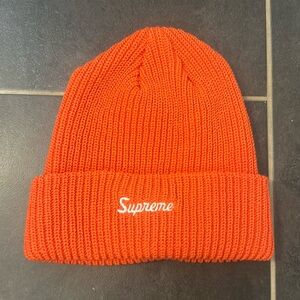 COPY - Supreme Loose Gauge Beanie Bright Orange